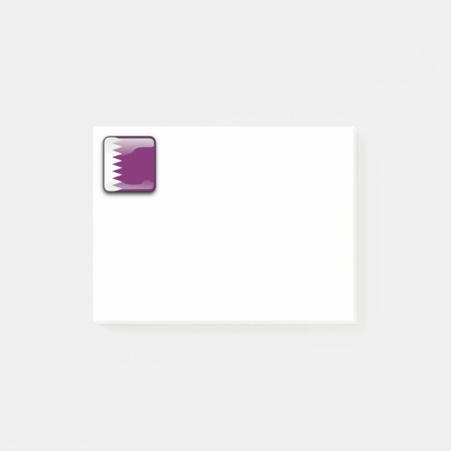 Flag of Qatar Post-it Notes (Front)