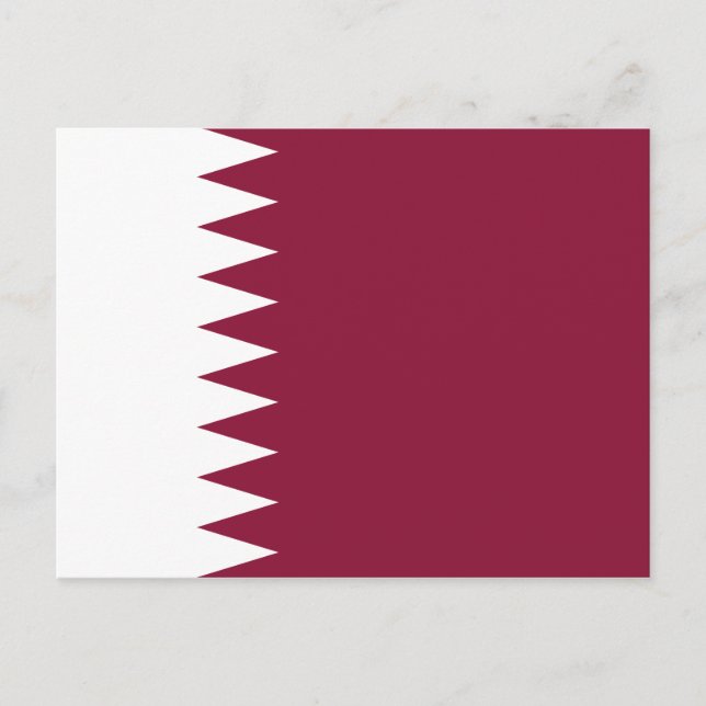 Flag of Qatar Postcard (Front)