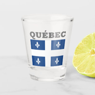 Flag of Québec, Canada Shot Glass