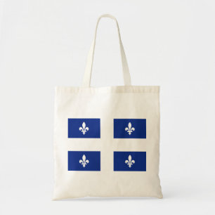 Flag of Quebec Tote Bag