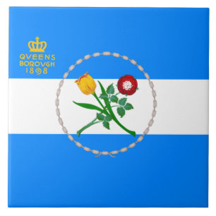 Flag of Queens (Borough of New York City) Tile
