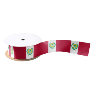 Flag of Raleigh, North Carolina Satin Ribbon