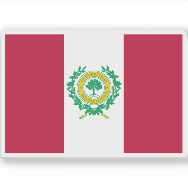 Flag of Raleigh, North Carolina, USA (Front)