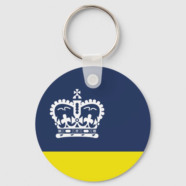 Flag of Regina, Saskatchewan Keychain (Front)