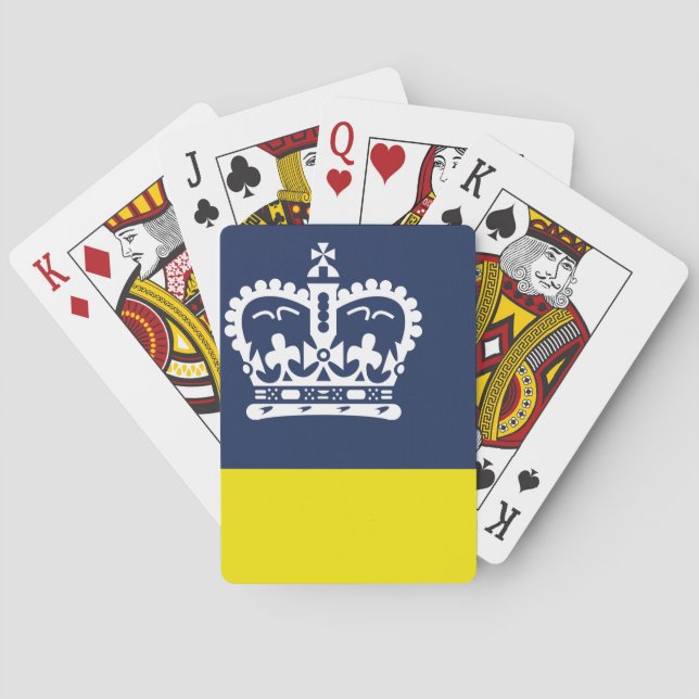 Flag of Regina, Saskatchewan Playing Cards (Back)