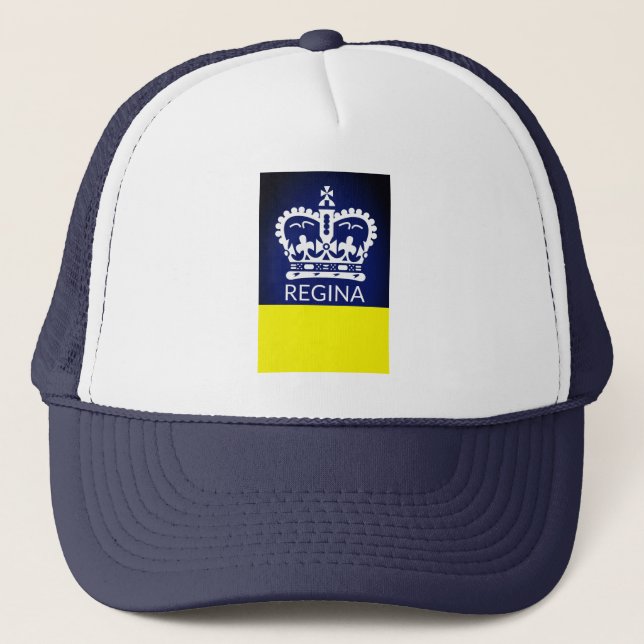 Flag of Regina, Saskatchewan Trucker Hat (Front)