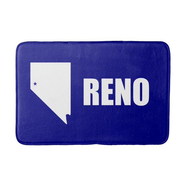 Flag of Reno, Nevada Bathroom Mat (Front)