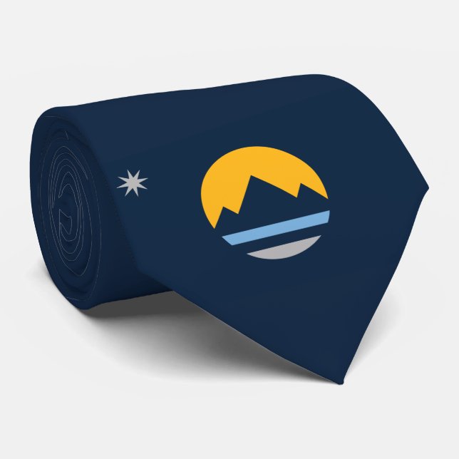 Flag of Reno (Nevada City) Tie (Rolled)