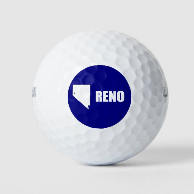 Flag of Reno, Nevada Golf Balls (Front)