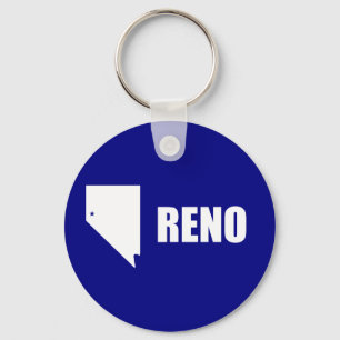 Flag of Reno, Nevada Keychain