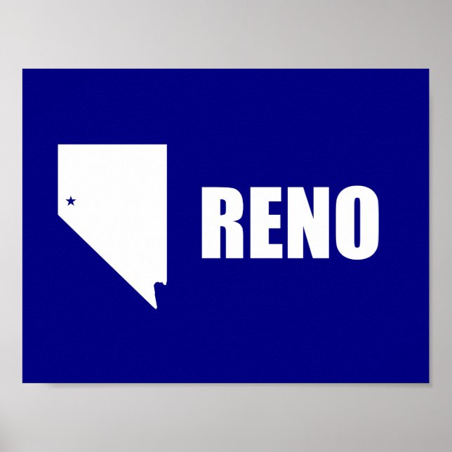 Flag of Reno, Nevada Poster (Front)