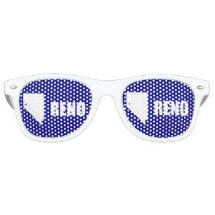 Flag of Reno, Nevada Retro Sunglasses