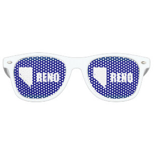 Flag of Reno, Nevada Retro Sunglasses
