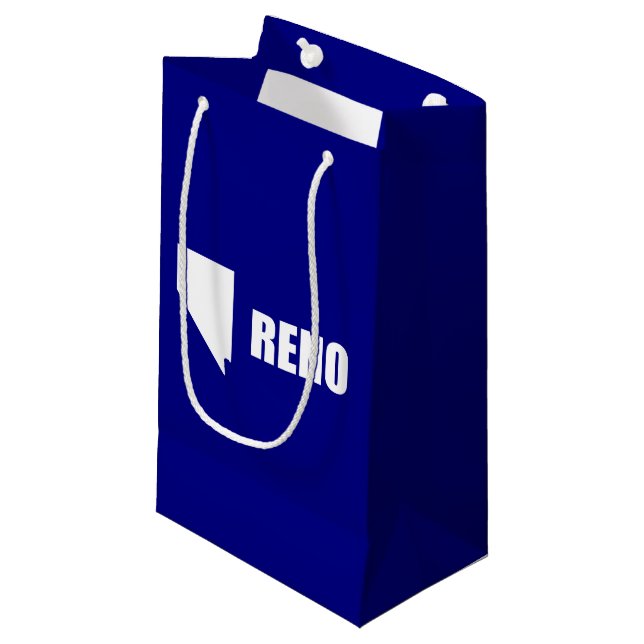 Flag of Reno, Nevada Small Gift Bag (Front Angled)