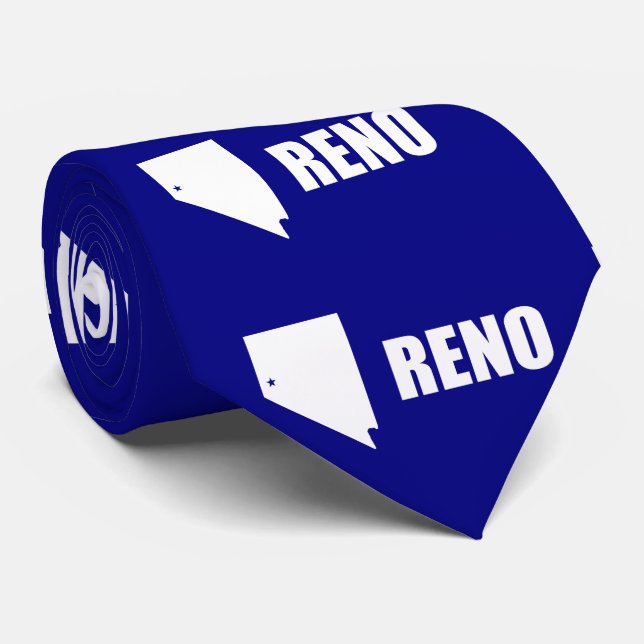Flag of Reno, Nevada Tie (Rolled)