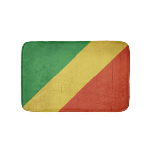 Flag of Republic of the Congo Bath Mat