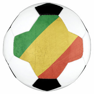 Flag of Republic of the Congo Soccer Ball