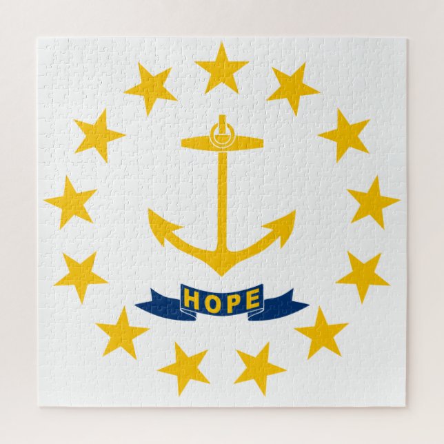 Flag of Rhode Island (US State) Jigsaw Puzzle (Vertical)