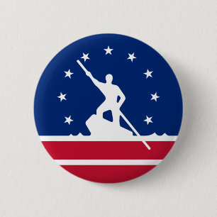 Flag of Richmond, Virginia Pinback Button