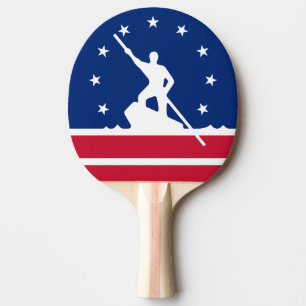 Flag of Richmond, Virginia Ping-Pong Paddle