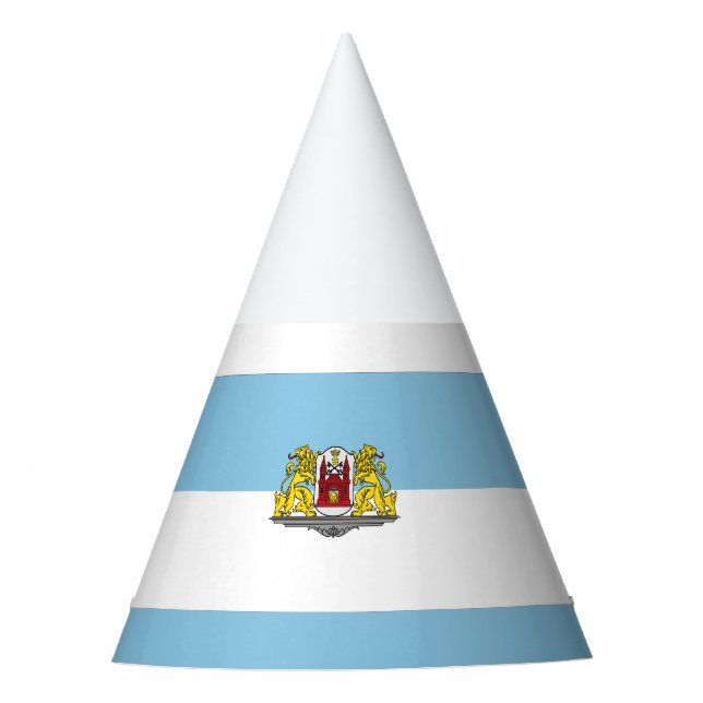 Flag of Riga, Latvia Party Hat (Front)