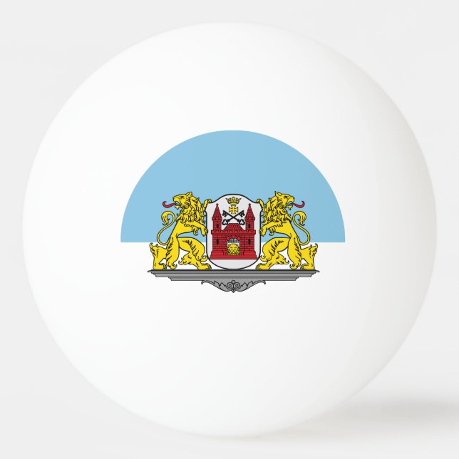 Flag of Riga, Latvia Ping-Pong Ball (Front)