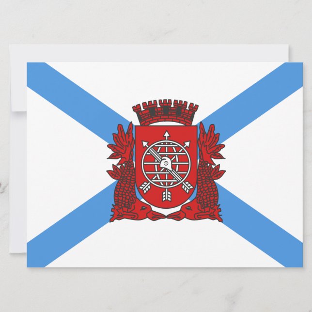 Flag of Rio de Janeiro (Brazil) Card (Front)