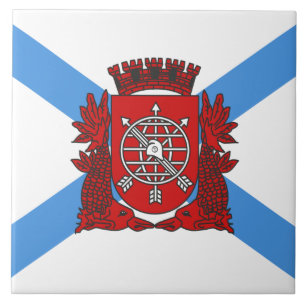 Flag of Rio de Janeiro (Brazil) Tile