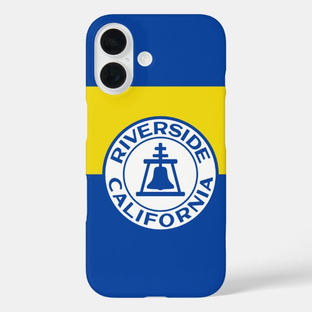 Flag of Riverside, California Case-Mate iPhone Case (Back)