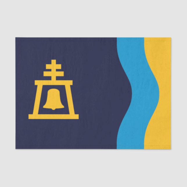 Flag of Riverside (California) Tissue Paper (Front)