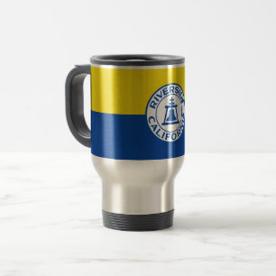 Flag of Riverside, California Travel Mug