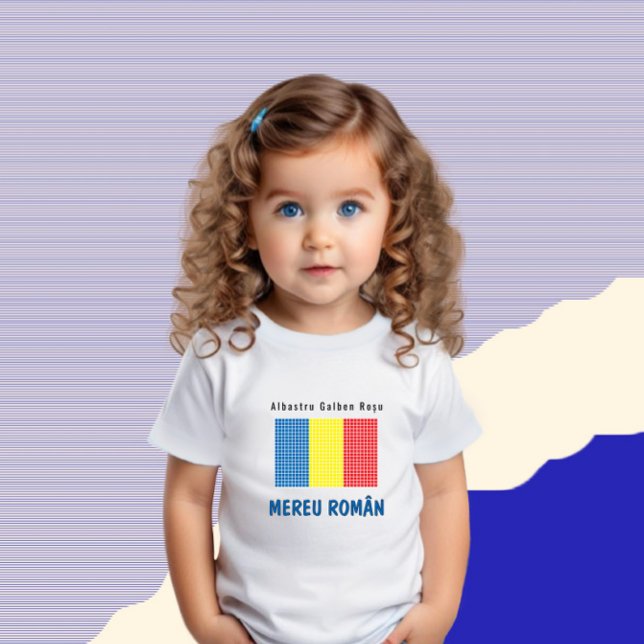 Flag of Romania Baby T-Shirt (Creator Uploaded)