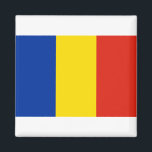 Flag of Romania Magnet<br><div class="desc">Romanian flag,  Romania,  eastern Europe,  Bucharest,  black sea,  Dracula,  Transylvania,  Slovak,  ottoman,  volcanoes,  bulgarian,  travel,  adventure,  culture,  cat,  island,  anime,  vintage,  explore,  hiking,  Mother Earth,  environmentalist,  conservation,  wildlife, </div>