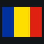 Flag of Romania Poster<br><div class="desc">Romanian flag,  Romania,  eastern Europe,  Bucharest,  black sea,  Dracula,  Transylvania,  Slovak,  ottoman,  volcanoes,  bulgarian,  travel,  adventure,  culture,  cat,  island,  anime,  vintage,  explore,  hiking,  Mother Earth,  environmentalist,  conservation,  wildlife, </div>