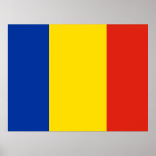 Flag of Romania Poster