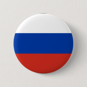 Flag of Russia - Флаг России - Трик 6 Cm Round Badge
