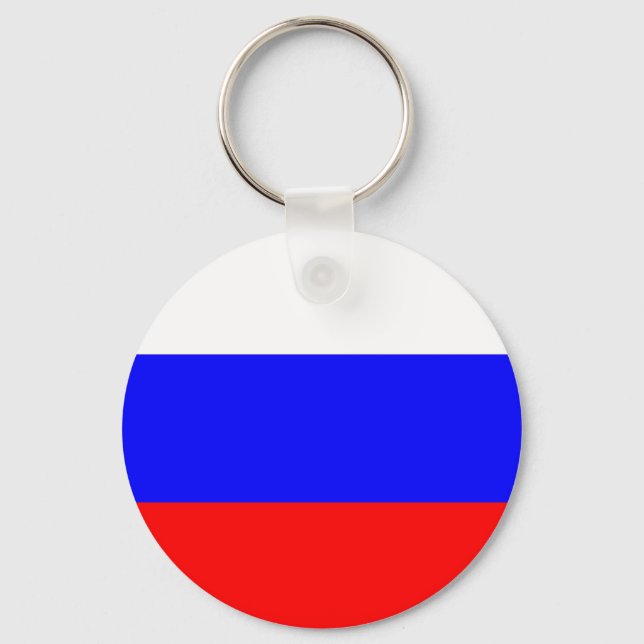 Flag of Russia Keychain (Front)