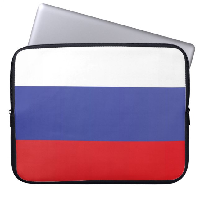 Flag of Russia Laptop Sleeve (Front)