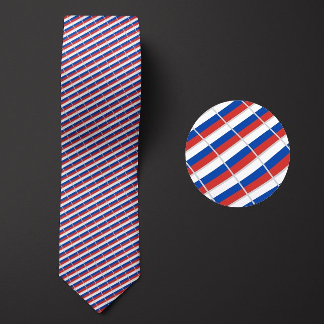 Flag of Russia Pattern Tie (Creator Uploaded)