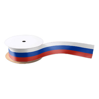 Flag of Russia ribbon Satin Ribbon