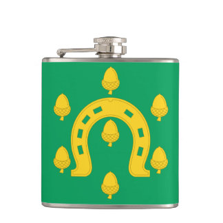 Flag of Rutland Hip Flask