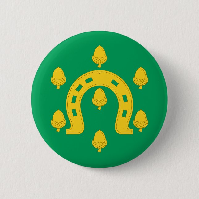 Flag of Rutland Pinback Button (Front)