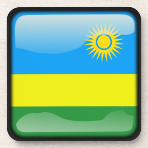 Flag of Rwanda Coaster