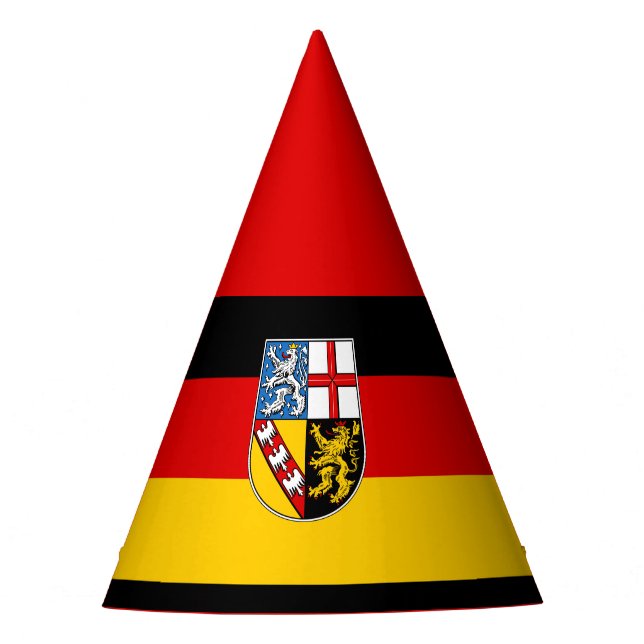 Flag of Saarland Party Hat (Front)