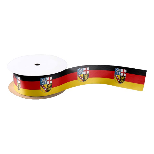 Flag of Saarland Satin Ribbon (Spool)