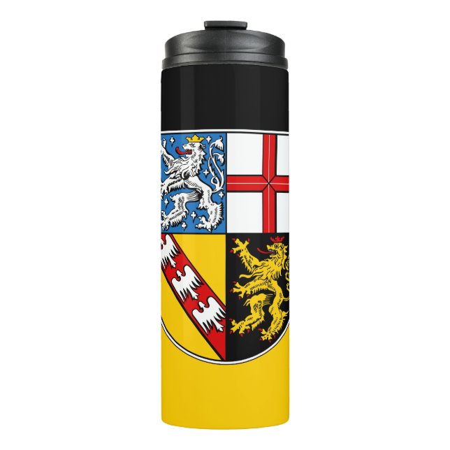 Flag of Saarland Thermal Tumbler (Front)