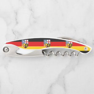 Flag of Saarland Waiter's Corkscrew