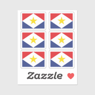 Flag of Saba Collection pack of 6