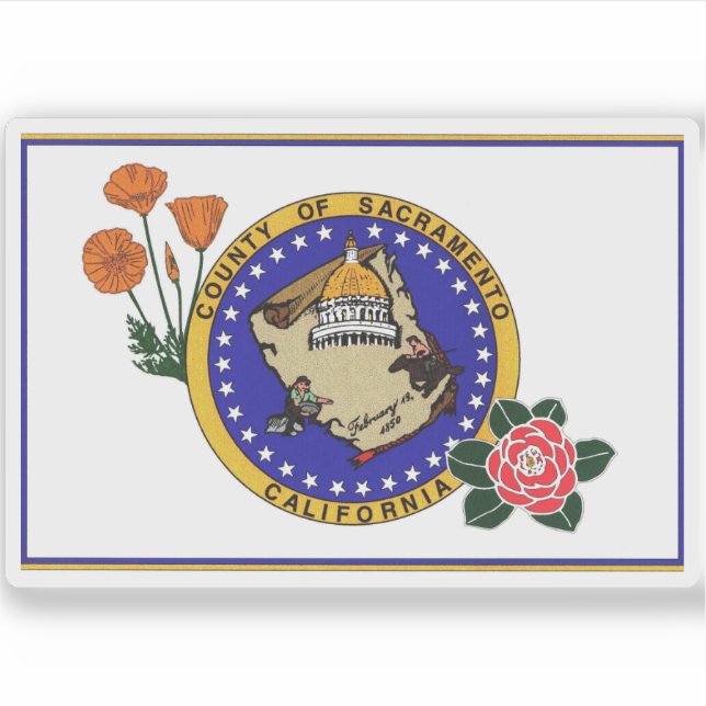 Flag of Sacramento County, California (Front)