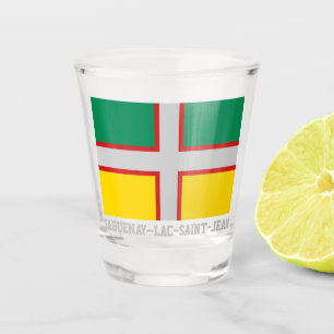 Flag of Saguenay–Lac-Saint-Jean (QUÉBEC) Shot Glass